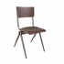 MJ-1072 CFC-1072 Industrial Rustic Commercial Restaurant  Indoor Wood and Metal Chair